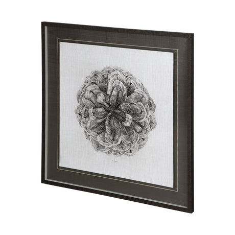 Cone of View I by Mercana Studio a Hand Embellished Textured Framed Art Print Matted under Glass by Mercana at Eve Furniture