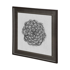 Cone of View II by Mercana Studio a Hand Embellished Textured Framed Art Print Matted under Glass by Mercana at Eve Furniture