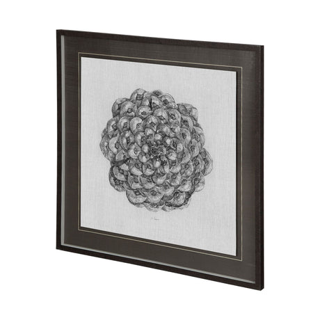 Cone of View II by Mercana Studio a Hand Embellished Textured Framed Art Print Matted under Glass by Mercana at Eve Furniture