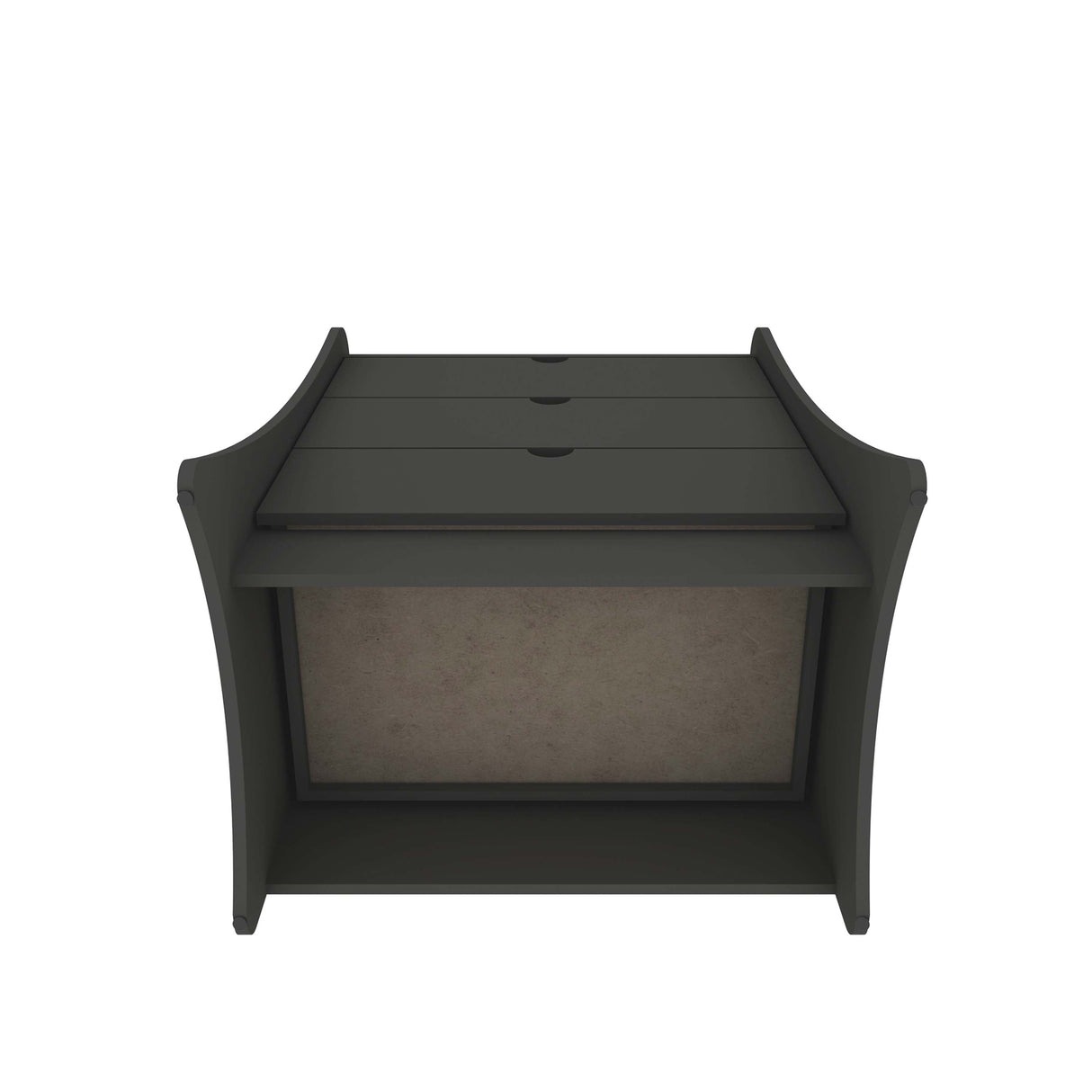 Coney 2-Piece Dresser and Nightstand in Grey by Manhattan Comfort at Eve Furniture