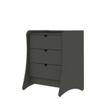 Coney 2-Piece Dresser and Nightstand in Grey by Manhattan Comfort at Eve Furniture