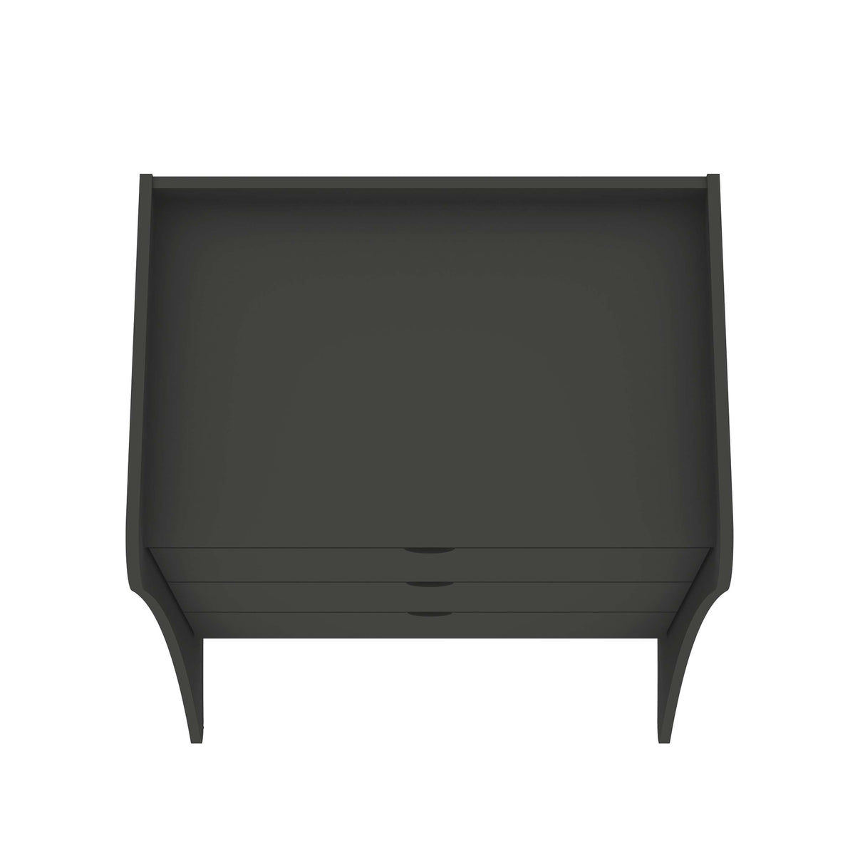 Coney 3-Piece Dresser and 2 Nightstands in Grey by Manhattan Comfort at Eve Furniture