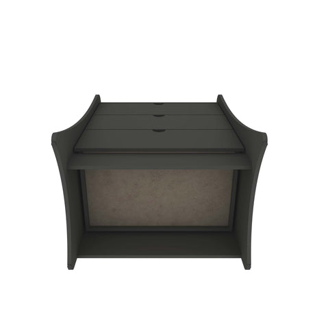 Coney 3-Piece Dresser and 2 Nightstands in Grey by Manhattan Comfort at Eve Furniture