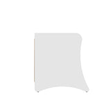 Coney 3-Piece Dresser and 2 Nightstands in White by Manhattan Comfort at Eve Furniture