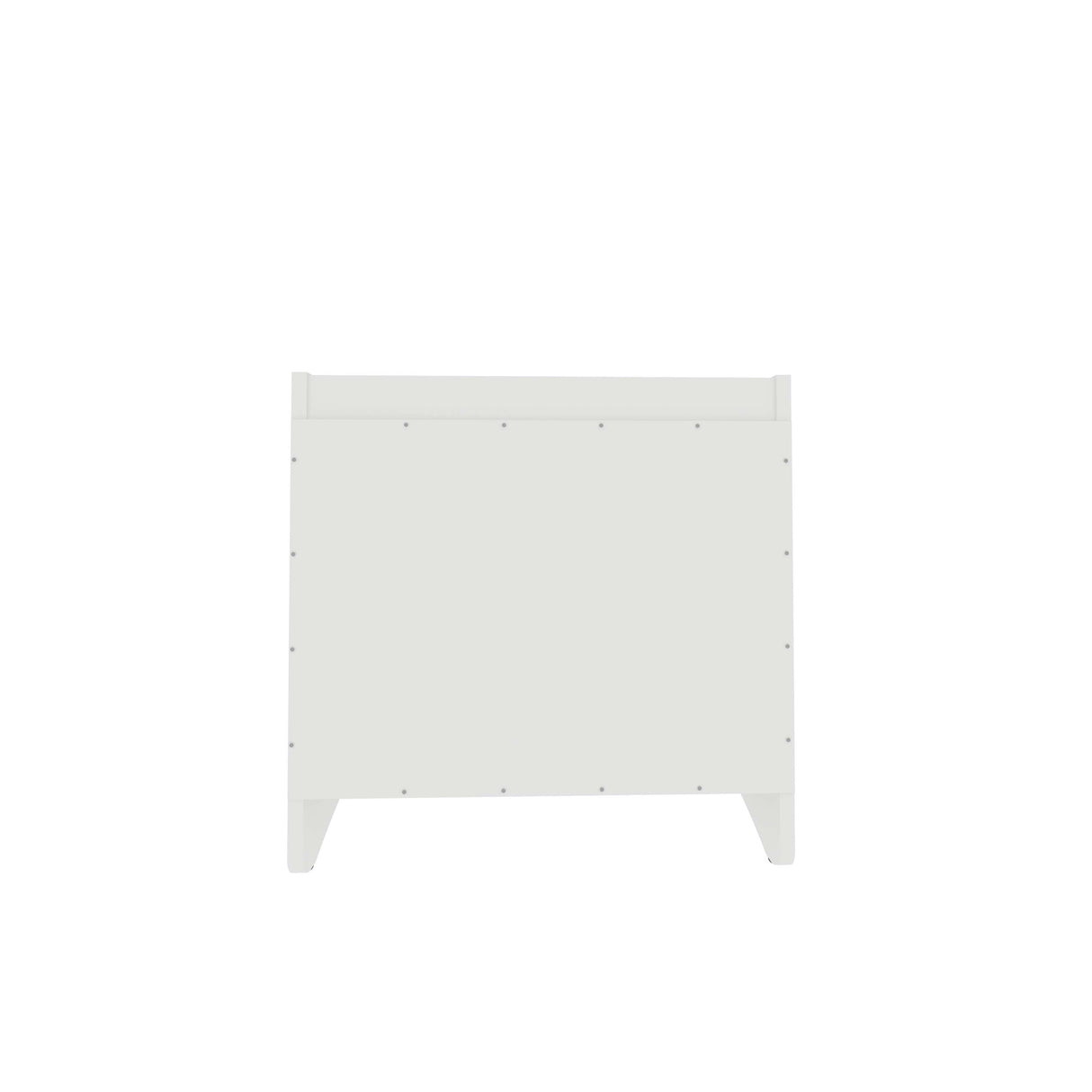 Coney 3-Piece Dresser and 2 Nightstands in White by Manhattan Comfort at Eve Furniture