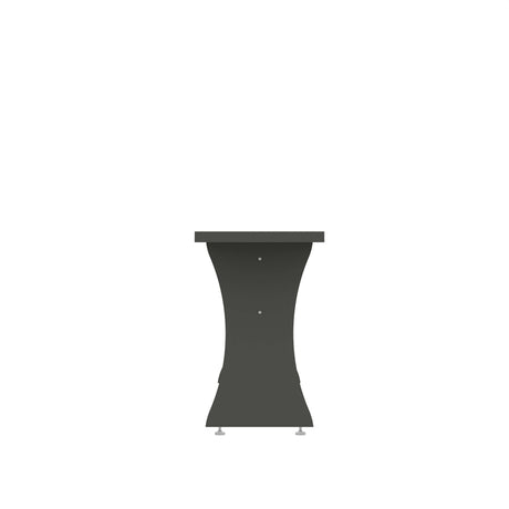 Coney Dining Bench in Gray (set of 2) by Manhattan Comfort at Eve Furniture