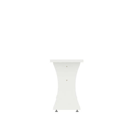 Coney Dining Bench in White (set of 2) by Manhattan Comfort at Eve Furniture