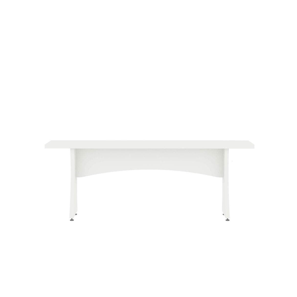 Coney Dining Bench in White (set of 2) by Manhattan Comfort at Eve Furniture