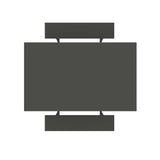Coney Dining in Grey (set of 3) by Manhattan Comfort at Eve Furniture