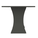 Coney Dining Table in Grey by Manhattan Comfort at Eve Furniture