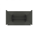 Coney Dining Table in Grey by Manhattan Comfort at Eve Furniture