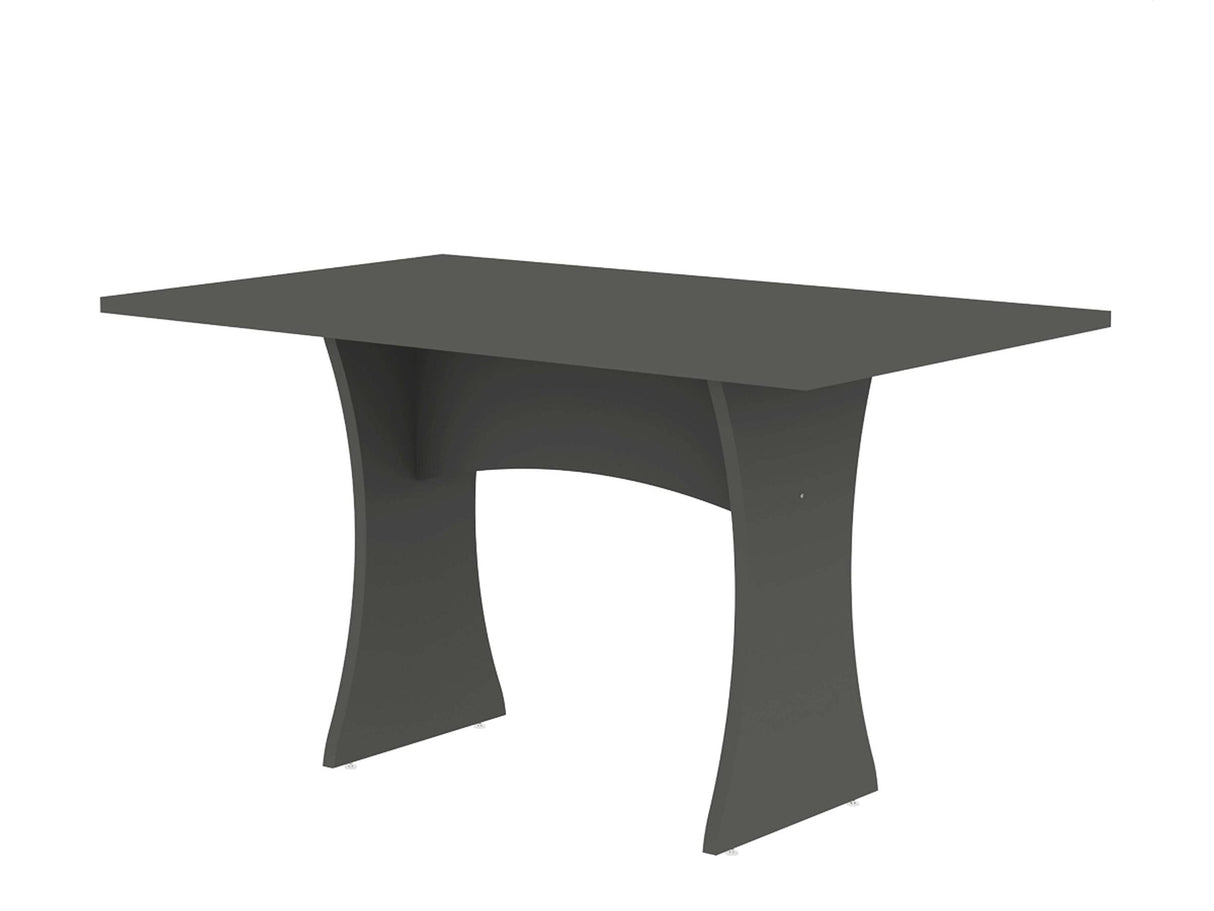 Coney Dining Table in Grey by Manhattan Comfort at Eve Furniture