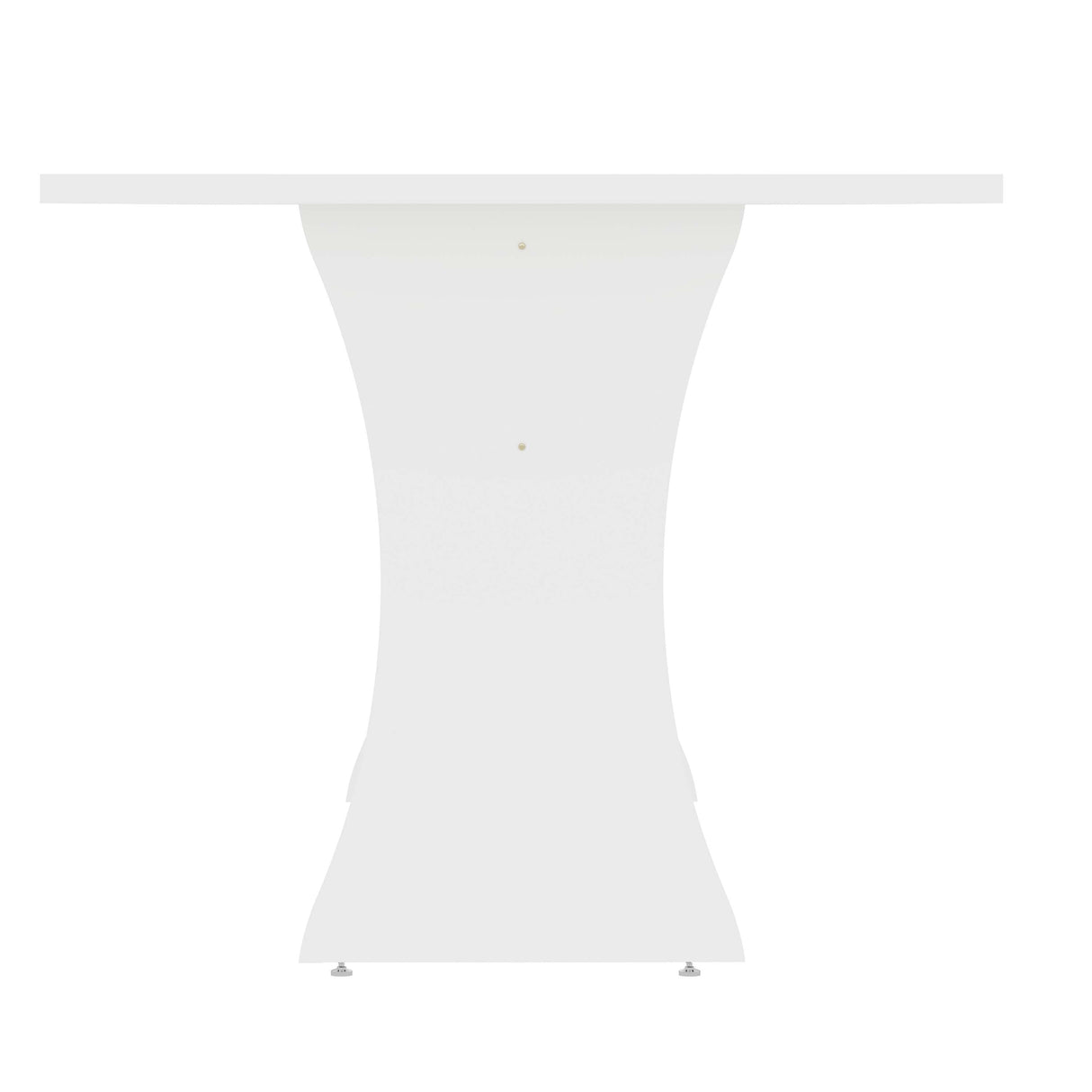 Coney Dining Table in White by Manhattan Comfort at Eve Furniture