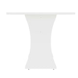 Coney Dining Table in White by Manhattan Comfort at Eve Furniture