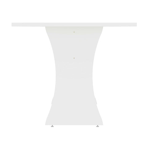 Coney Dining Table in White by Manhattan Comfort at Eve Furniture