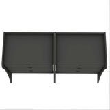 Coney Dresser in Gray (set of 2) by Manhattan Comfort at Eve Furniture