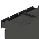 Coney Dresser in Gray (set of 2) by Manhattan Comfort at Eve Furniture