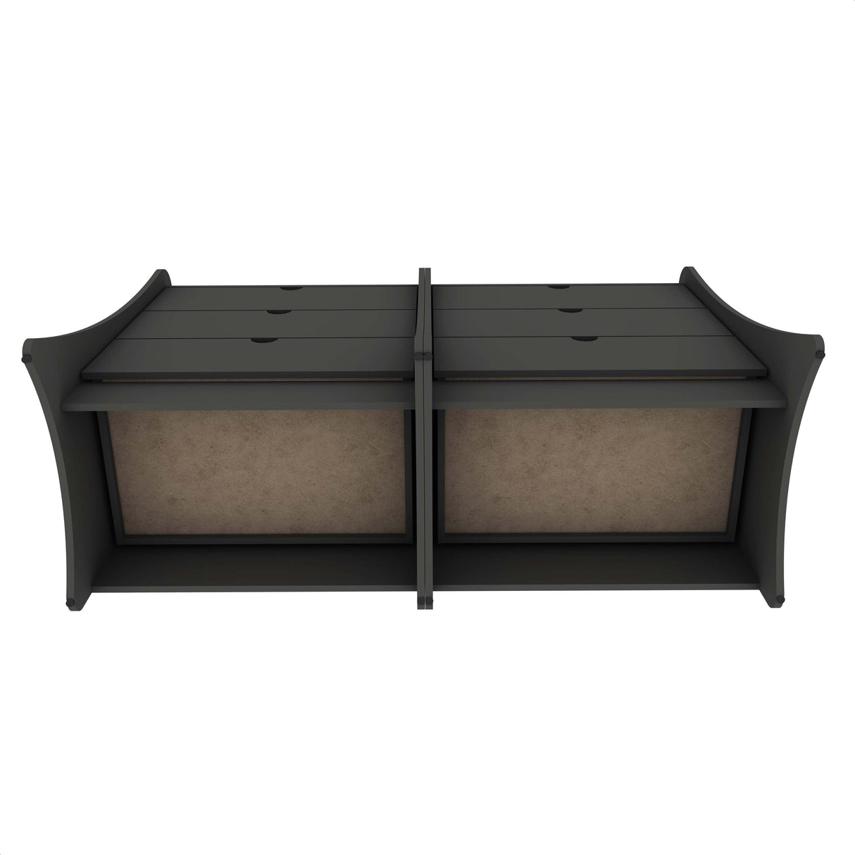 Coney Dresser in Gray (set of 2) by Manhattan Comfort at Eve Furniture