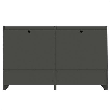 Coney Dresser in Gray (set of 2) by Manhattan Comfort at Eve Furniture