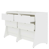 Coney Dresser in White (set of 2) by Manhattan Comfort at Eve Furniture