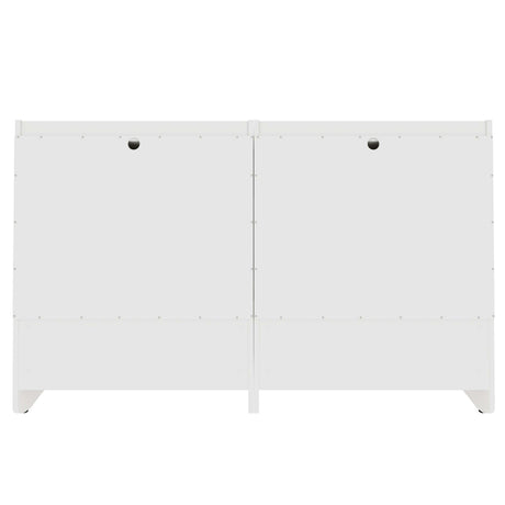 Coney Dresser in White (set of 2) by Manhattan Comfort at Eve Furniture