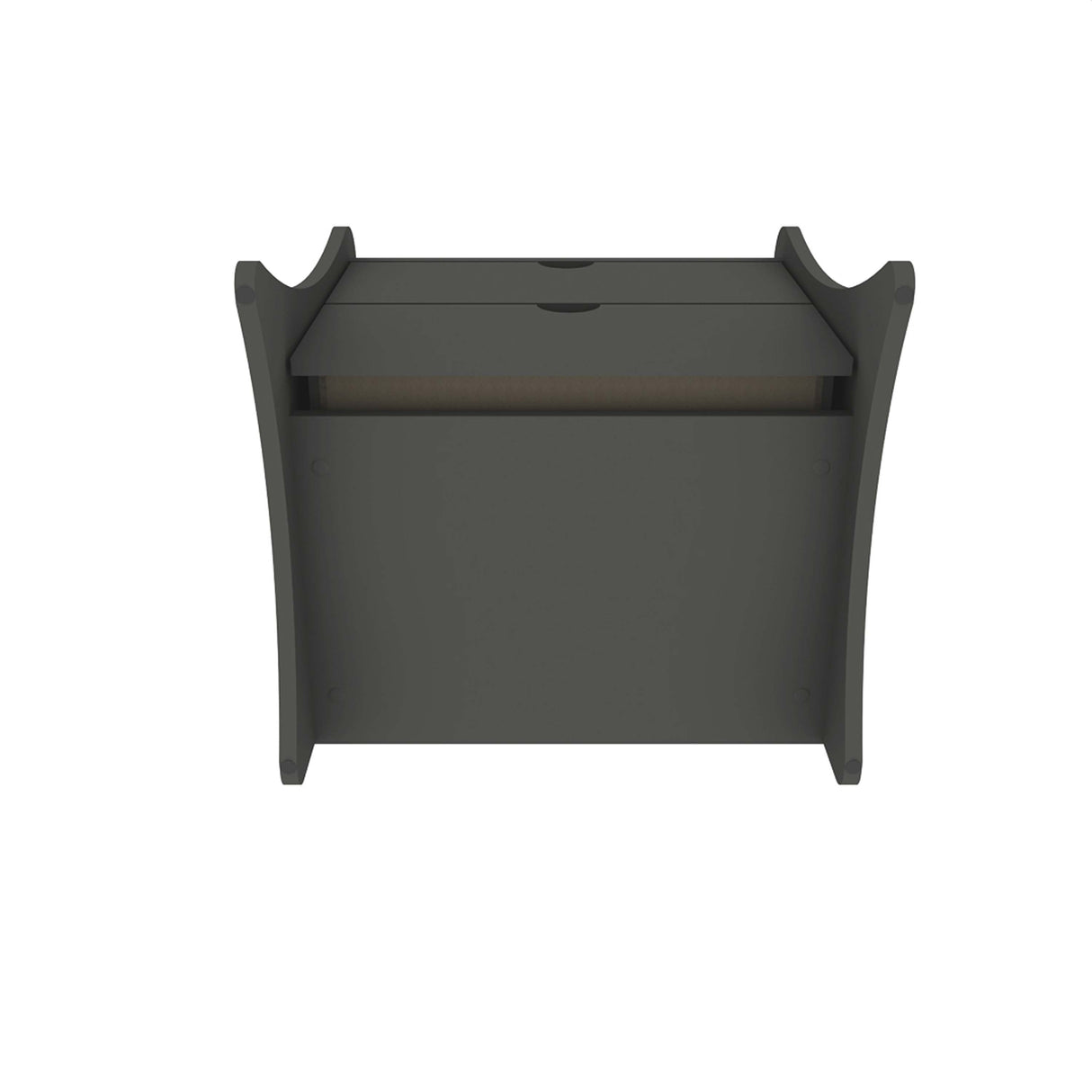Coney Nightstand in Gray (set of 2) by Manhattan Comfort at Eve Furniture