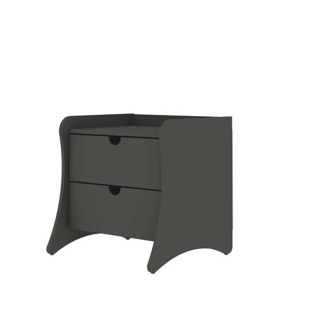 Coney Nightstand in Grey by Manhattan Comfort at Eve Furniture
