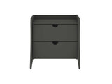 Coney Nightstand in Grey by Manhattan Comfort at Eve Furniture
