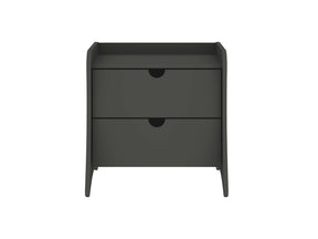 Coney Nightstand in Grey by Manhattan Comfort at Eve Furniture