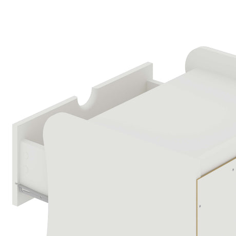 Coney Nightstand in White by Manhattan Comfort at Eve Furniture