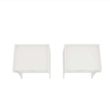 Coney Nightstand in White (set of 2) by Manhattan Comfort at Eve Furniture