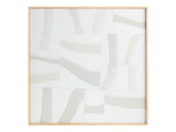 Configured Multicolor Framed Painting