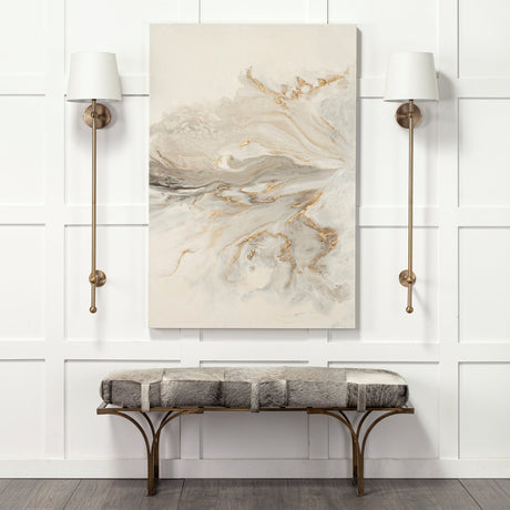 Confluence by Corrie LaVelle a Hand Embellished Textured Canvas by Mercana at Eve Furniture