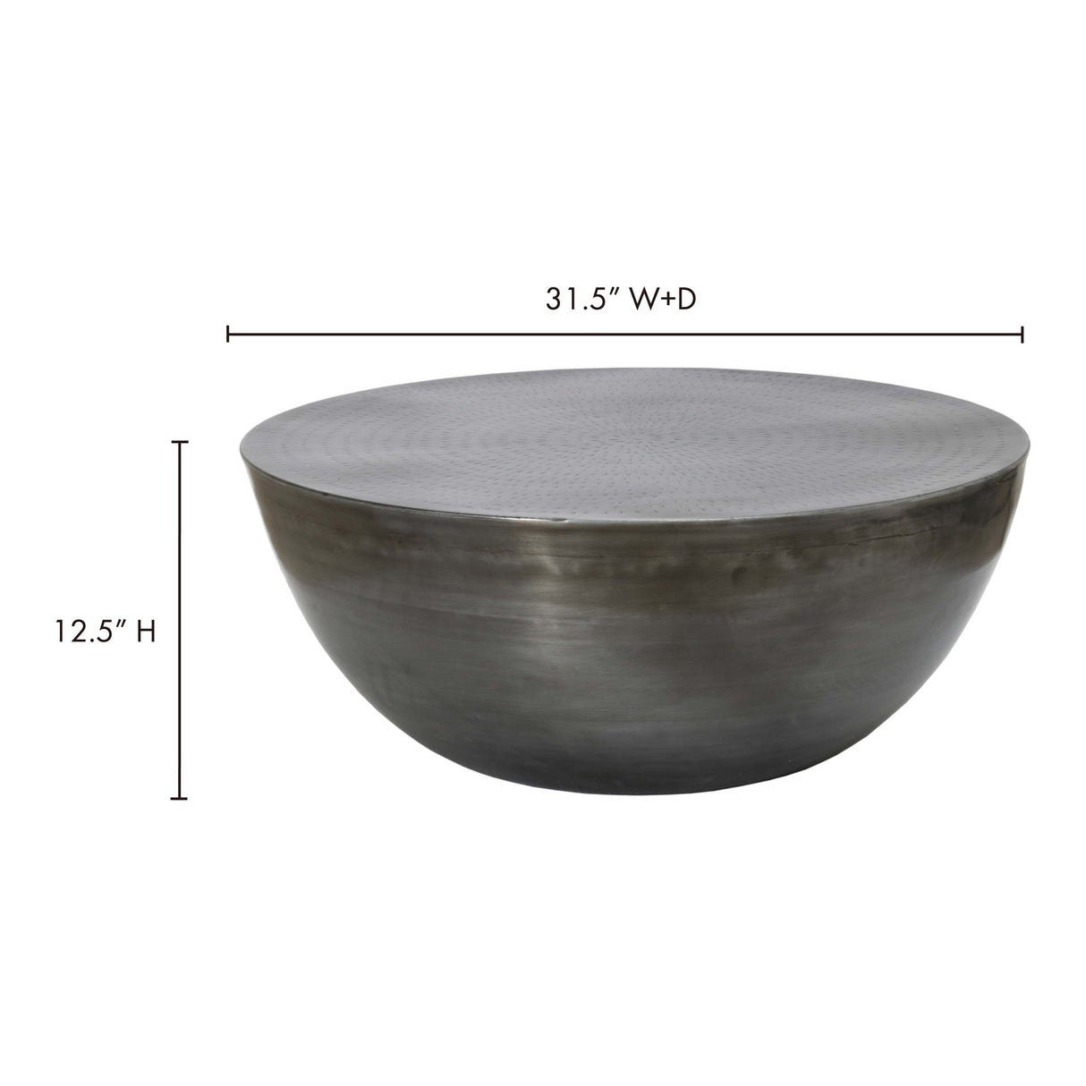 Conga Antique Zinc Coffee Table by Moe's Home at Eve Furniture