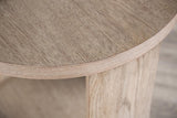Conisbrough Oak Round End Table by Furniture of America at Eve Furniture