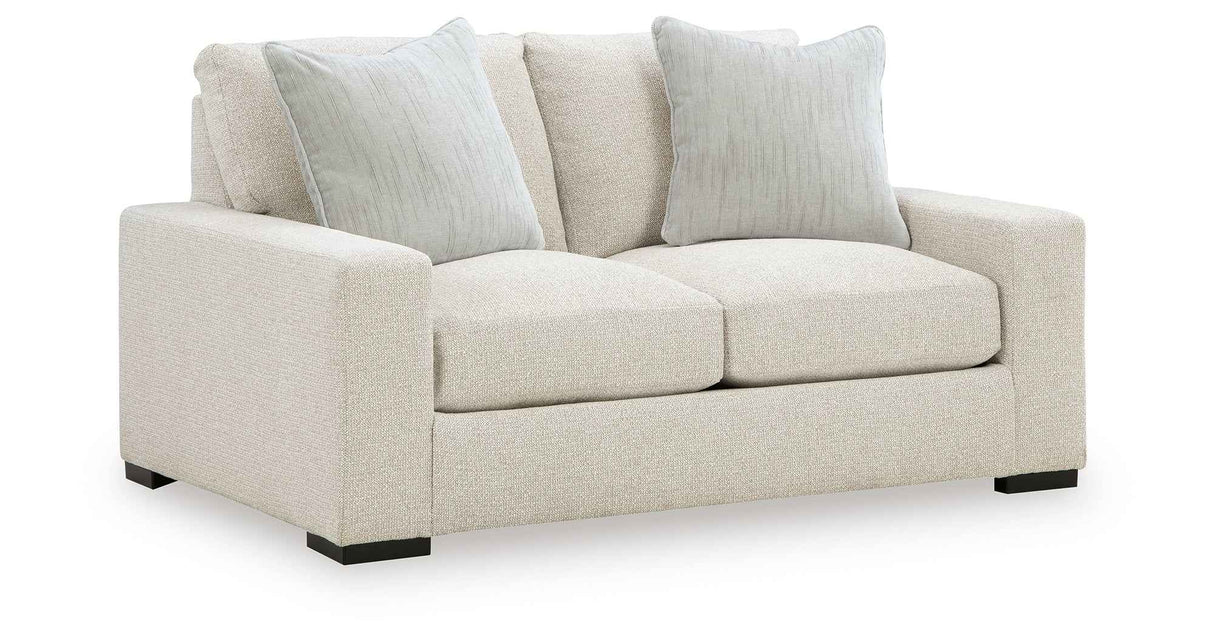 Conlee-Pike Linen Loveseat by Ashley at Eve Furniture