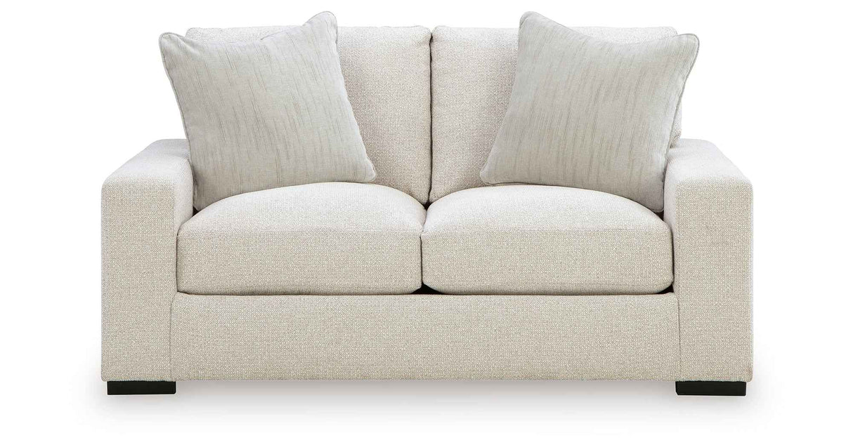 Conlee-Pike Linen Loveseat by Ashley at Eve Furniture