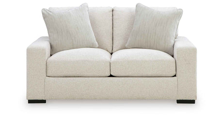 Conlee-Pike Linen Loveseat by Ashley at Eve Furniture