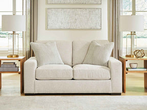 Conlee-Pike Linen Loveseat by Ashley at Eve Furniture
