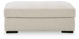 Conlee-Pike Linen Ottoman by Ashley at Eve Furniture