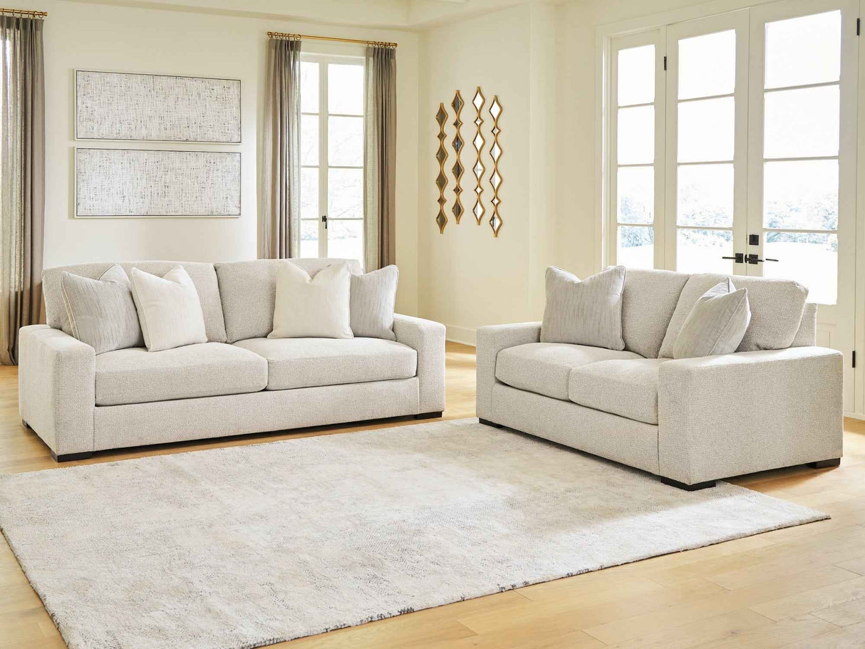 Conlee-Pike Linen Sofa and Loveseat by Ashley at Eve Furniture