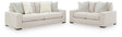 Conlee-Pike Linen Sofa and Loveseat by Ashley at Eve Furniture