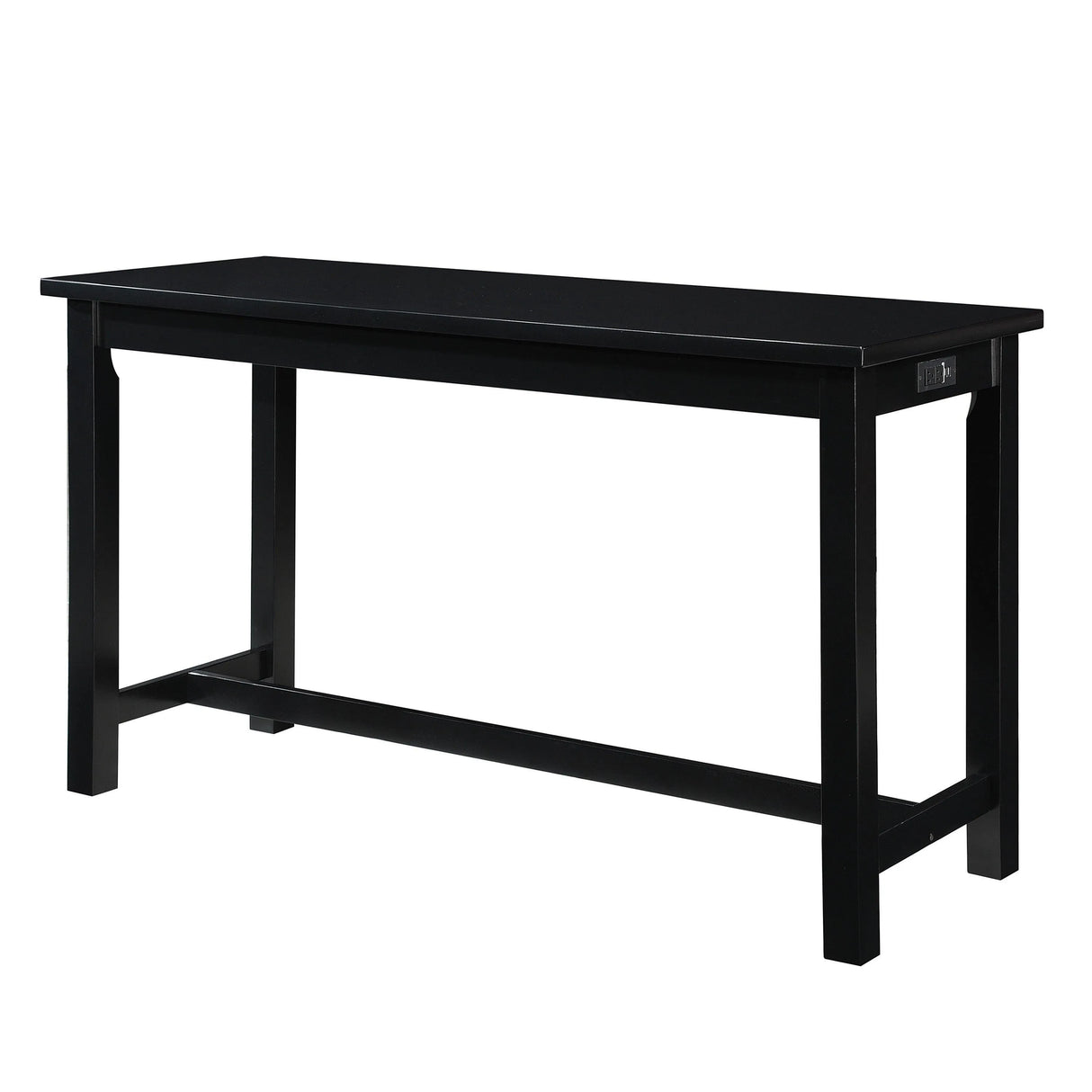Connected Black 4-Piece Counter Height Set by Homelegance at Eve Furniture