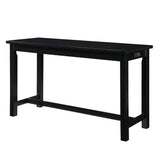 Connected Black 4-Piece Counter Height Set by Homelegance at Eve Furniture