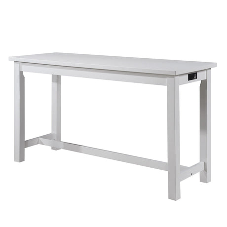Connected White 4-Piece Pack Counter Height Set by Homelegance at Eve Furniture
