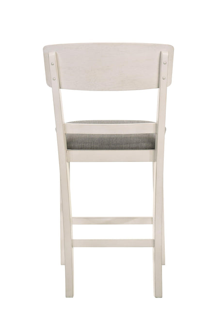 Conner Chalk and Gray Counter Height Chair, Set of 2 by Crown Mark at Eve Furniture