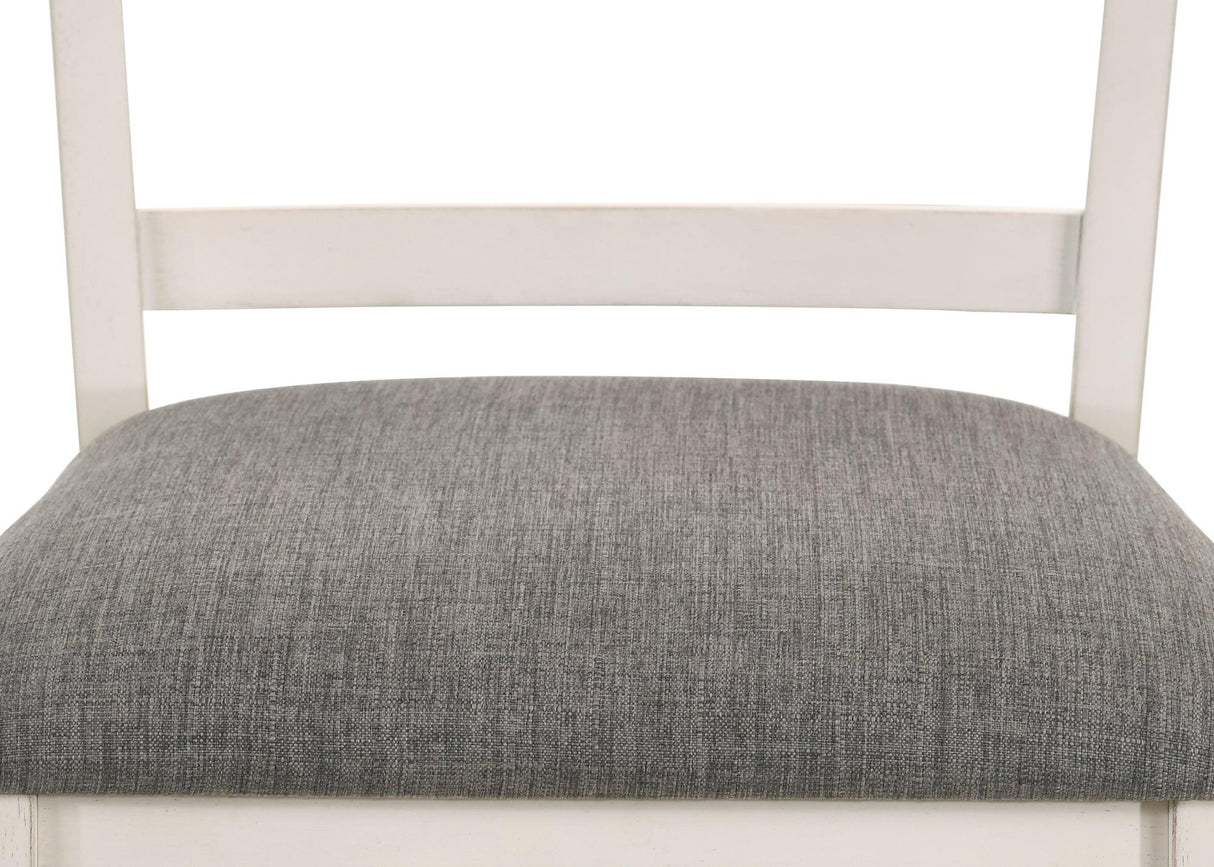 Conner Chalk and Gray Counter Height Chair, Set of 2 by Crown Mark at Eve Furniture