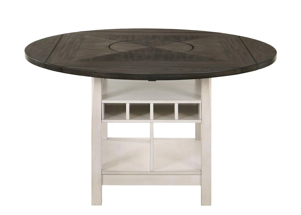 Conner Chalk and Gray Counter Height Dining Set by Crown Mark at Eve Furniture