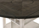 Conner Chalk and Gray Counter Height Dining Set by Crown Mark at Eve Furniture