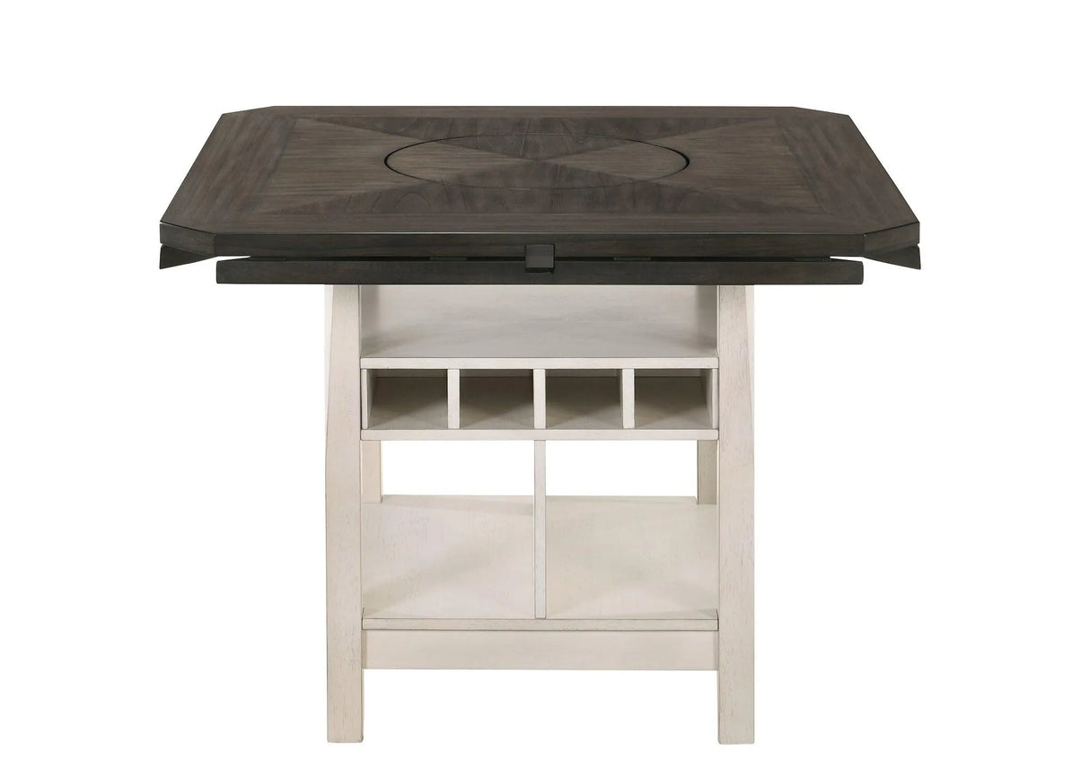 Conner Chalk and Gray Counter Height Dining Set by Crown Mark at Eve Furniture